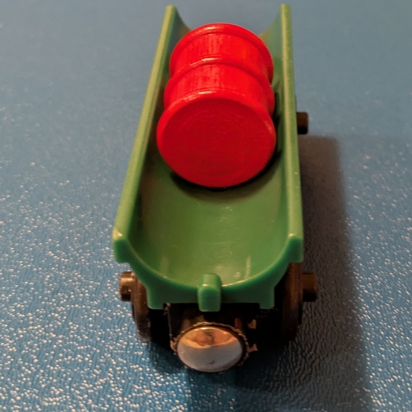 Barrel Car, Thomas & Friends Wooden Railway Train Tank Engine, Log Holder Toy - Picture 4 of 9